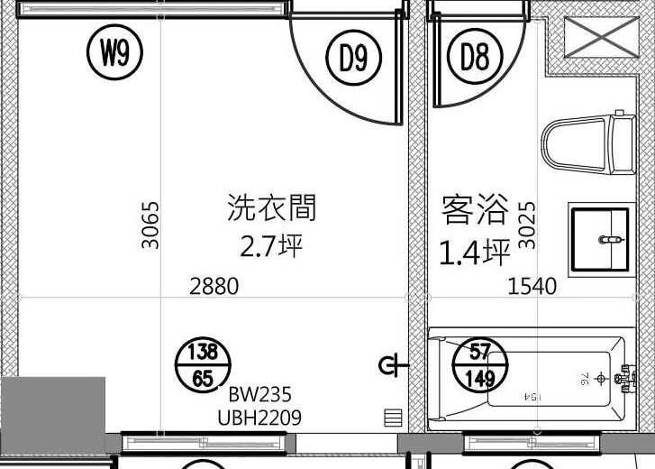 域．無界｜改造前配置圖